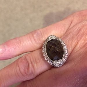 Judith Ripka Retired Cocktail ring